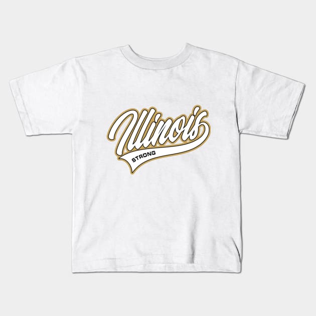 illinois strong Kids T-Shirt by PRINT-LAND